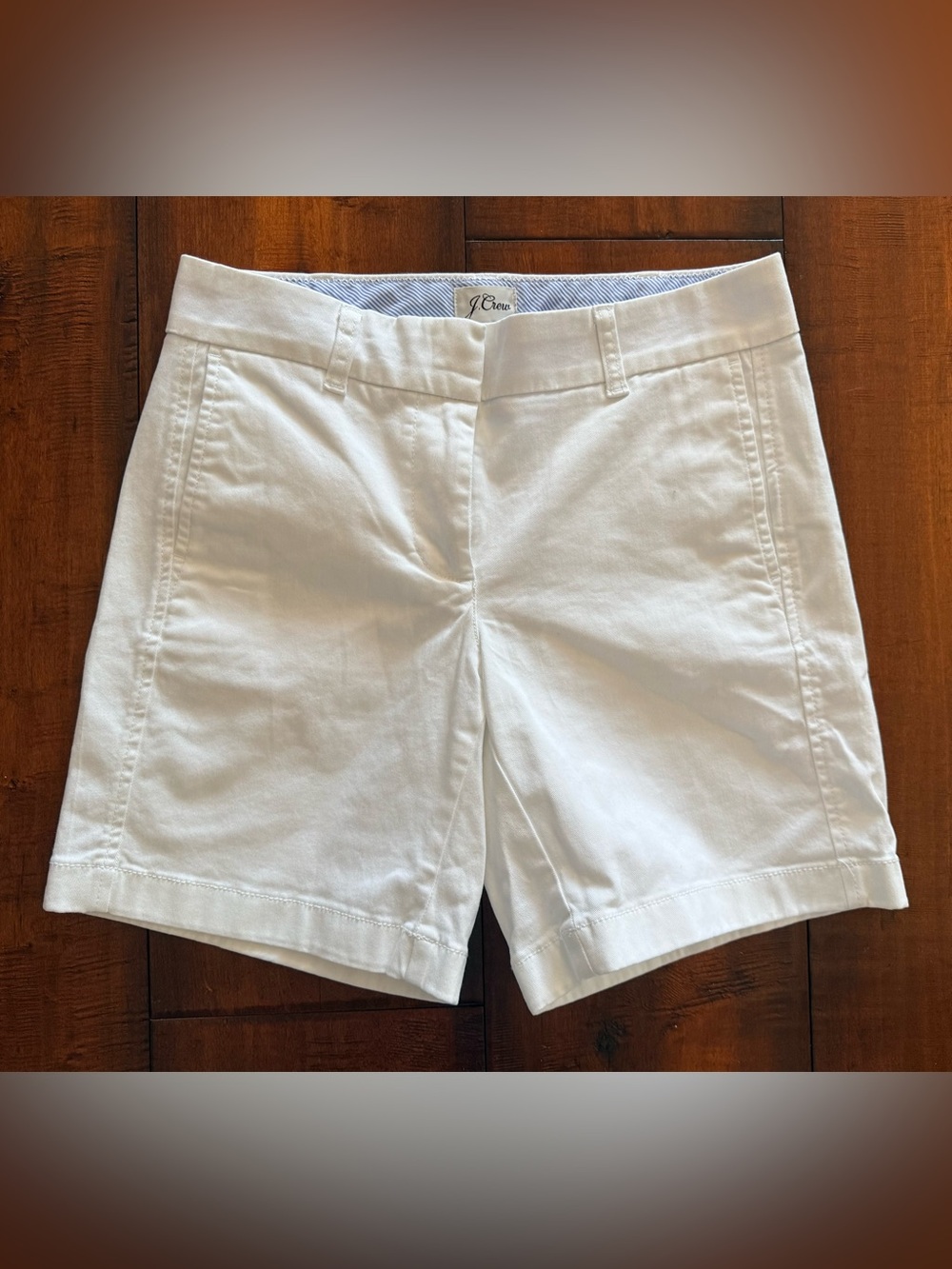 J. Crew White Women's Chino Bermuda Shorts